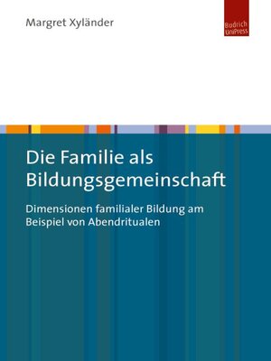 cover image of Die Familie als Bildungsgemeinschaft